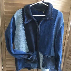 vtg North Crest Zip Up Sweater